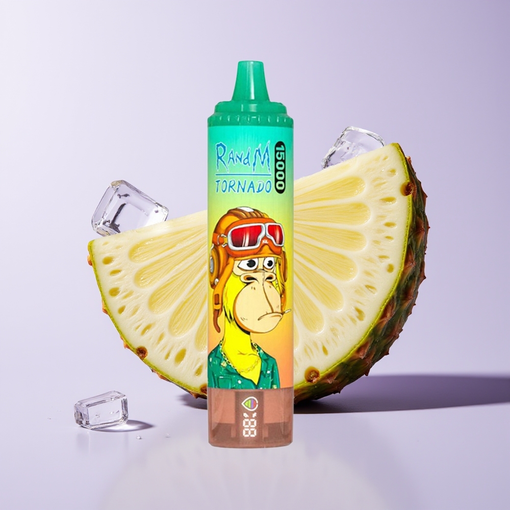 Fumot RandM Tornado 15000 - Pineapple Ice: Den Perfekte Balance af Smag, Ydeevne og P&aring;lidelighed